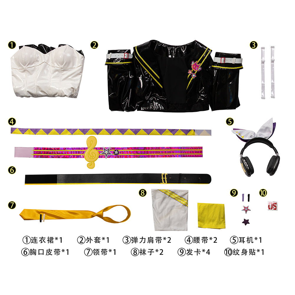 Vocaloid Hatsune Miku Déguisement Cosplay Initial