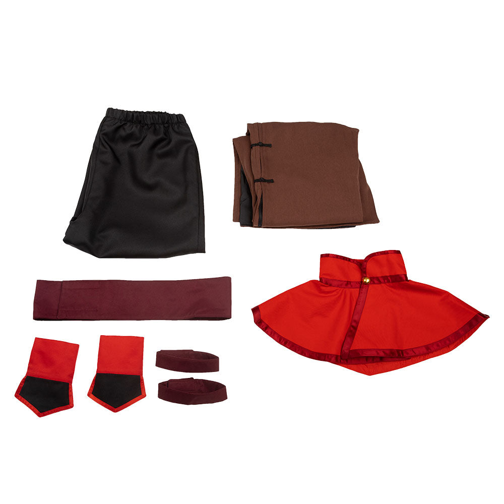 Avatar The Last Airbender Sokka Red Cosplay Costume