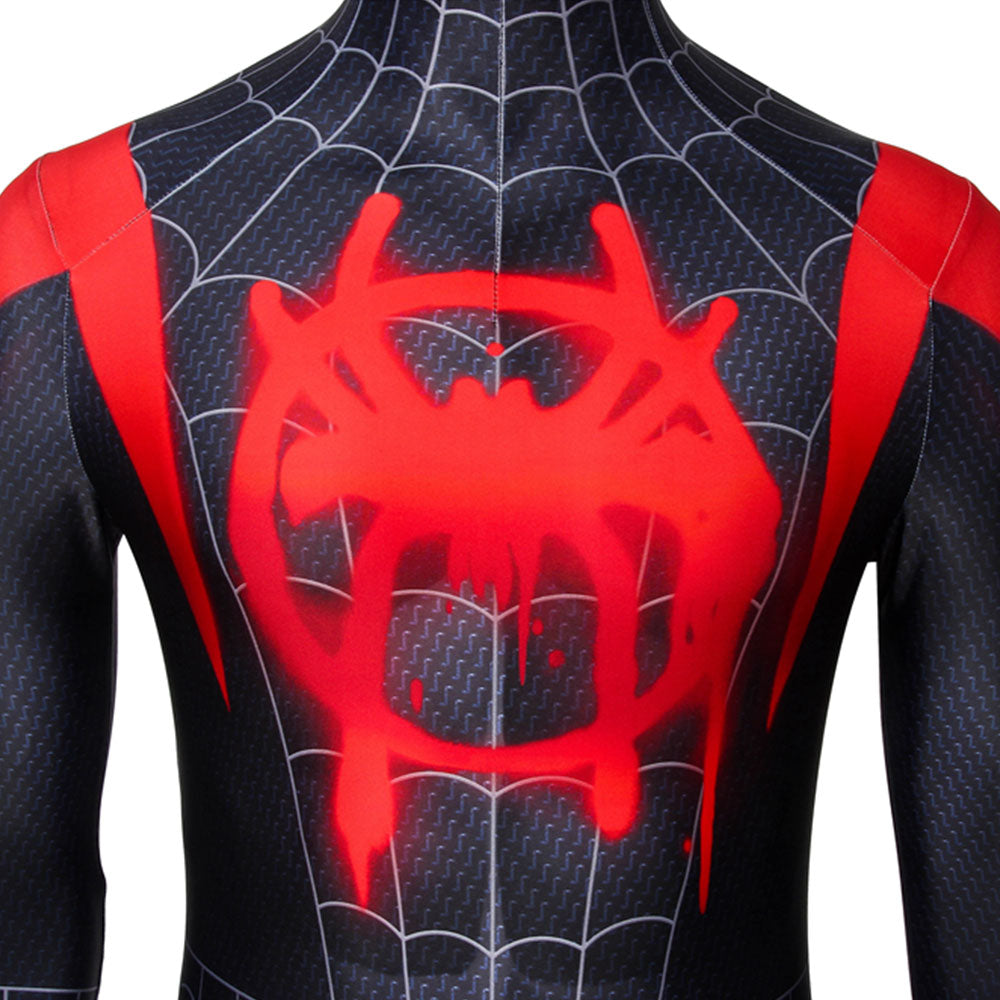 Spider-Man: Into the Spider-Verse Miles Morales Zentai Jumpsuit Cosplay Costume
