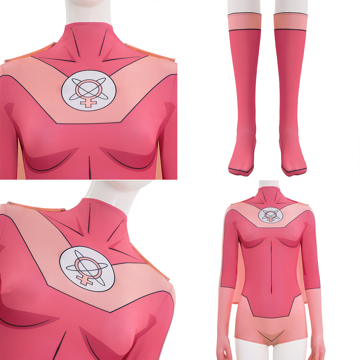 Invincible Samantha Eve Wilkins Atom Eve Cosplay Costume