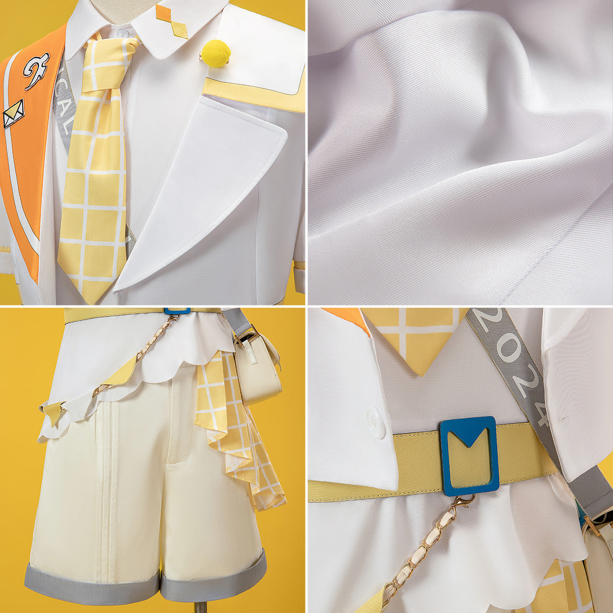 Ace Procureur Gyakuten Saiban Miles Edgeworth Cosplay Costume