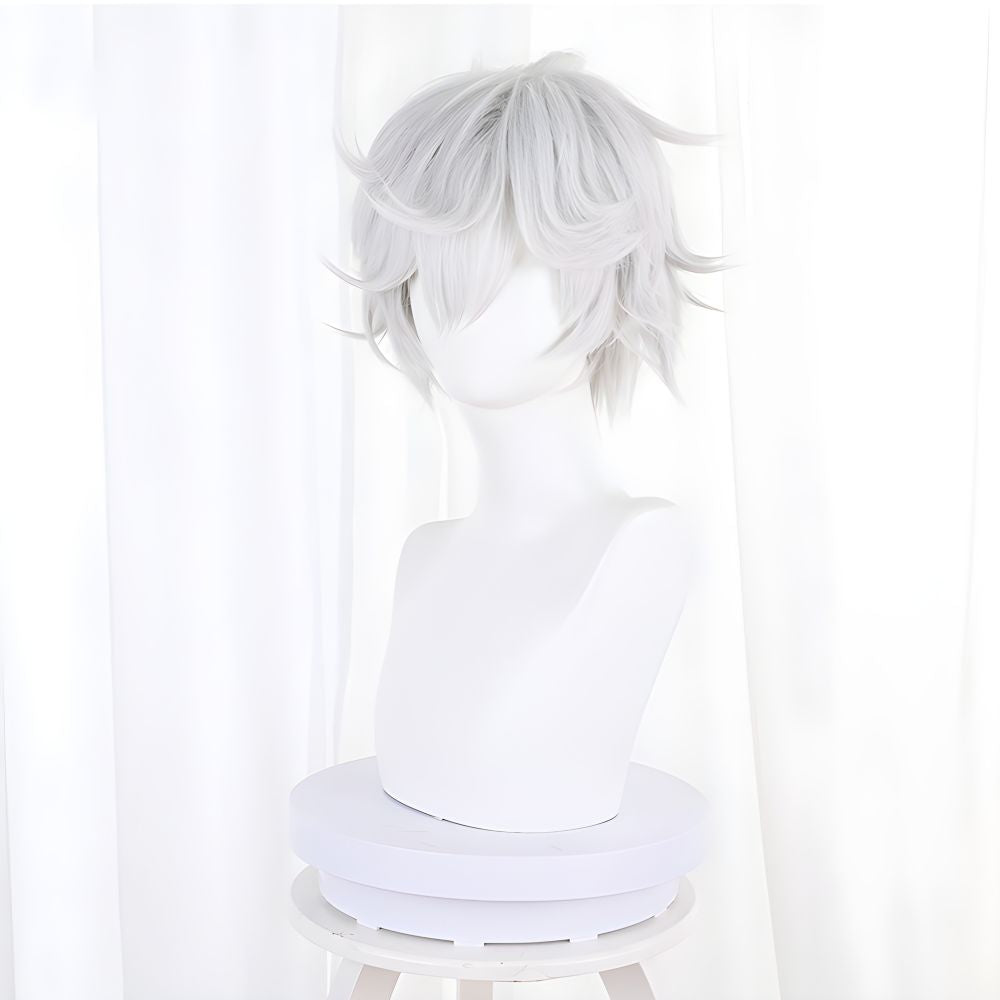 Hell's Paradise Jigokuraku Gabimaru Blanco Cosplay Peluca