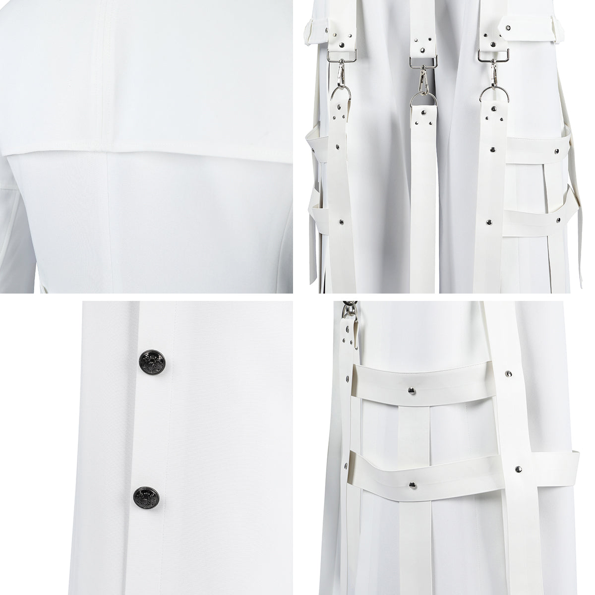 Final Fantasy VII FF7 Remake Rebirth Revelation Rufus Shinra Cosplay Costume