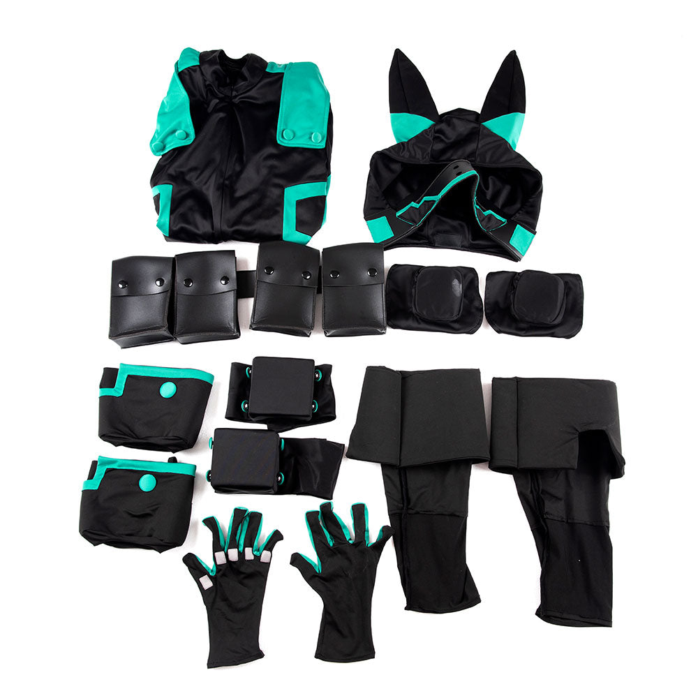 My Hero Academia World Heroes Mission Boku No Hero Akademia Izuku Midoriya Deku Winter Suit Cosplay Costume