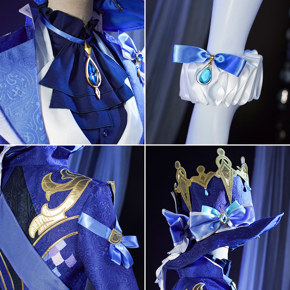 Genshin Impact Focalors Furina Premium Edition Cosplay Costume