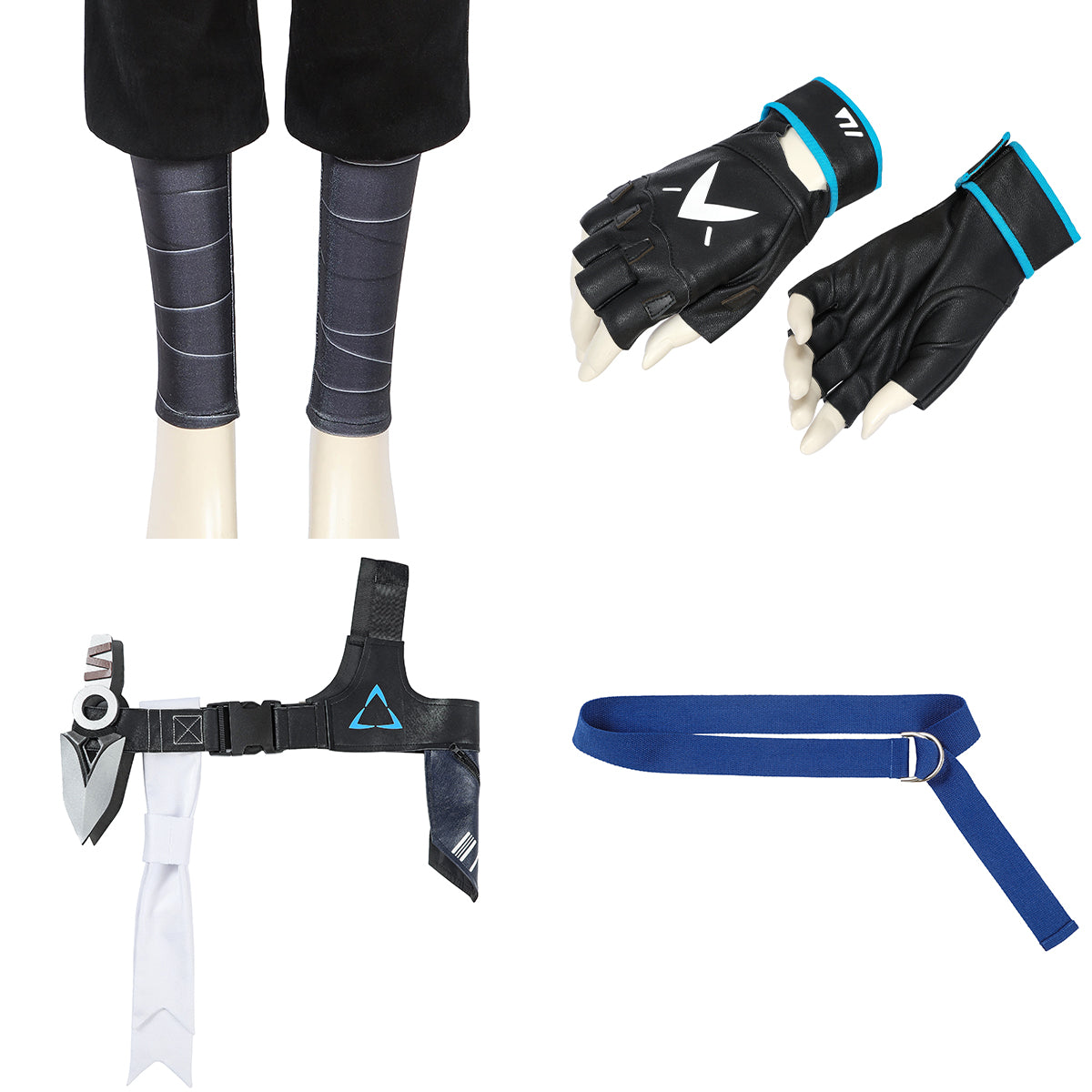 Valorant Jett Blue Cosplay Costume