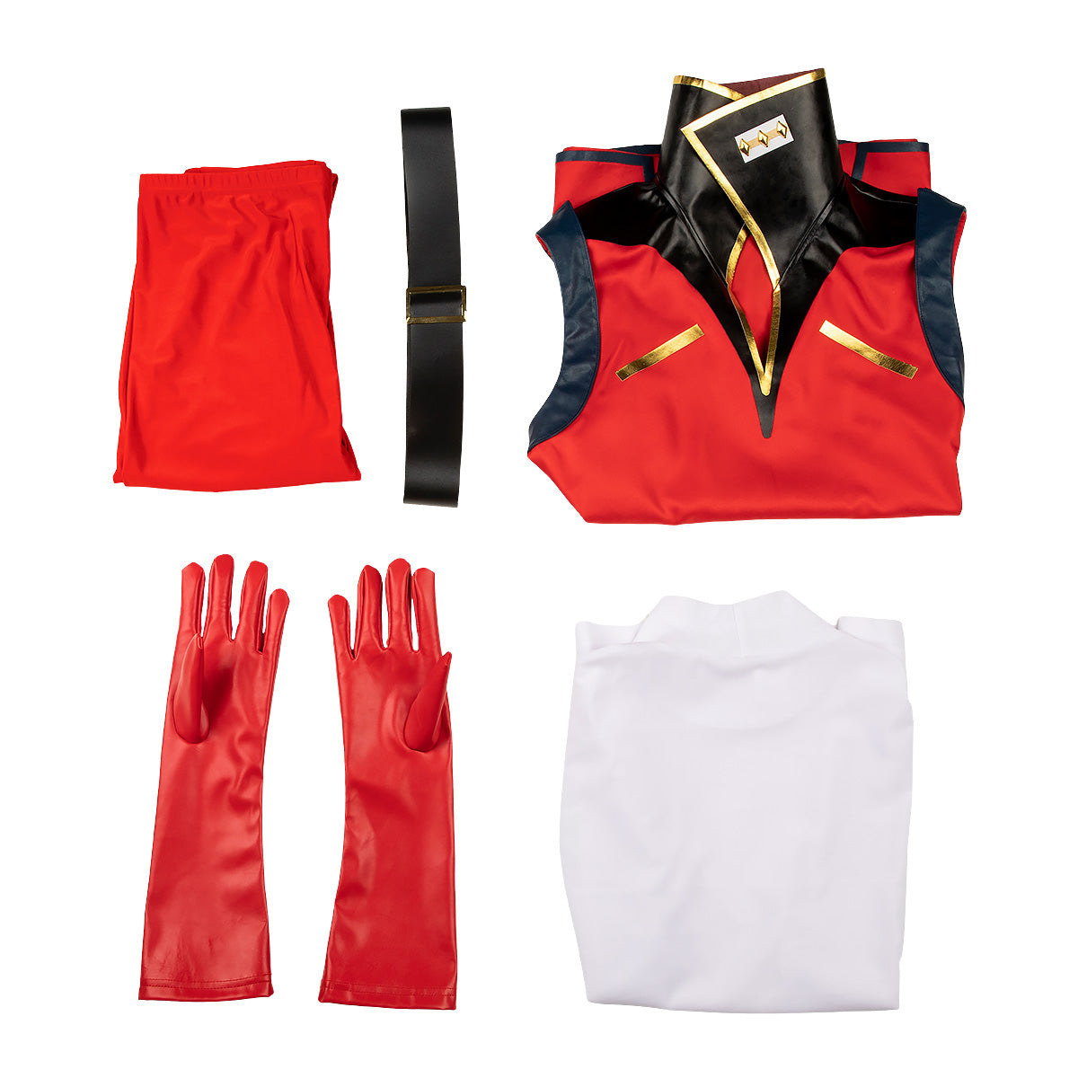 Beetlejuice Betelgeuse Disfraz de Cosplay rojo de Halloween