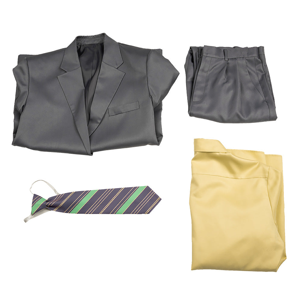 Joker: Folie à Deux Arthur Fleck Grey Suit Cosplay Costume