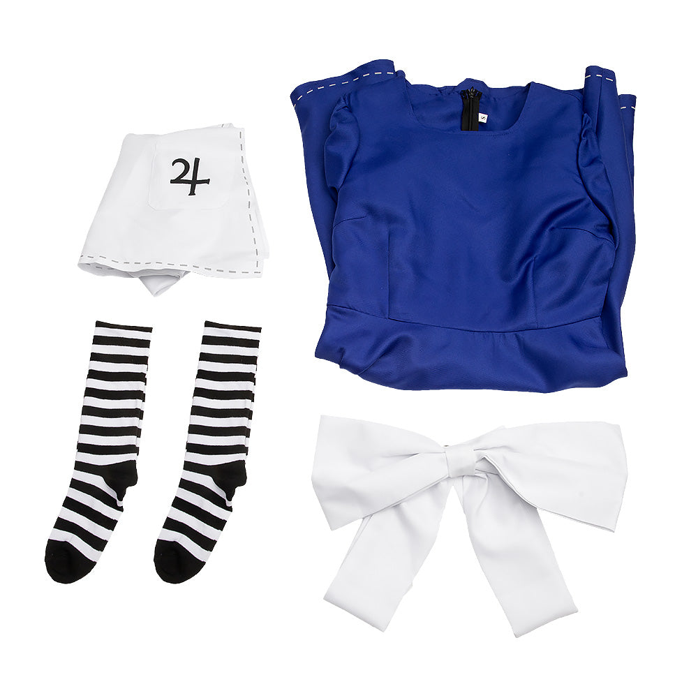 Alice nel paese delle meraviglie: costume cosplay di Alice attraverso lo specchio Cappellaio matto