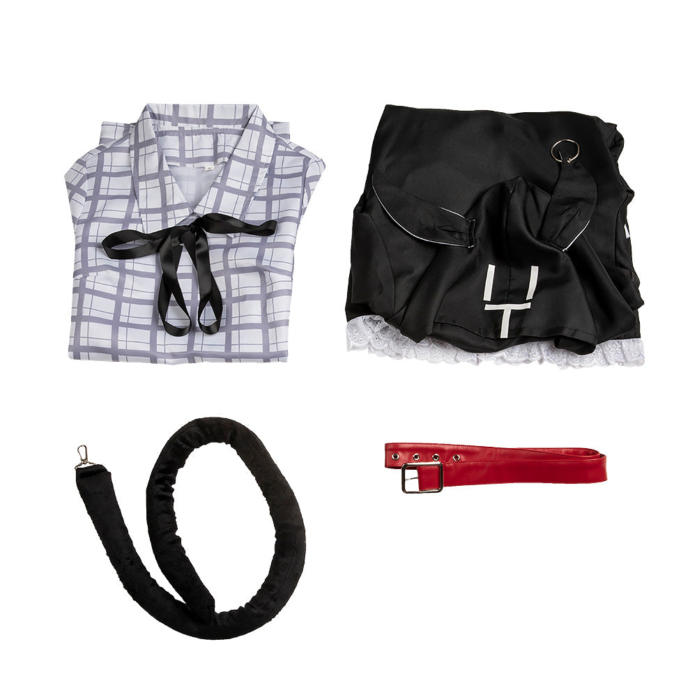 Danganronpa Dangan Ronpa: costume cosplay di Trigger Happy Havoc Junko Enoshima