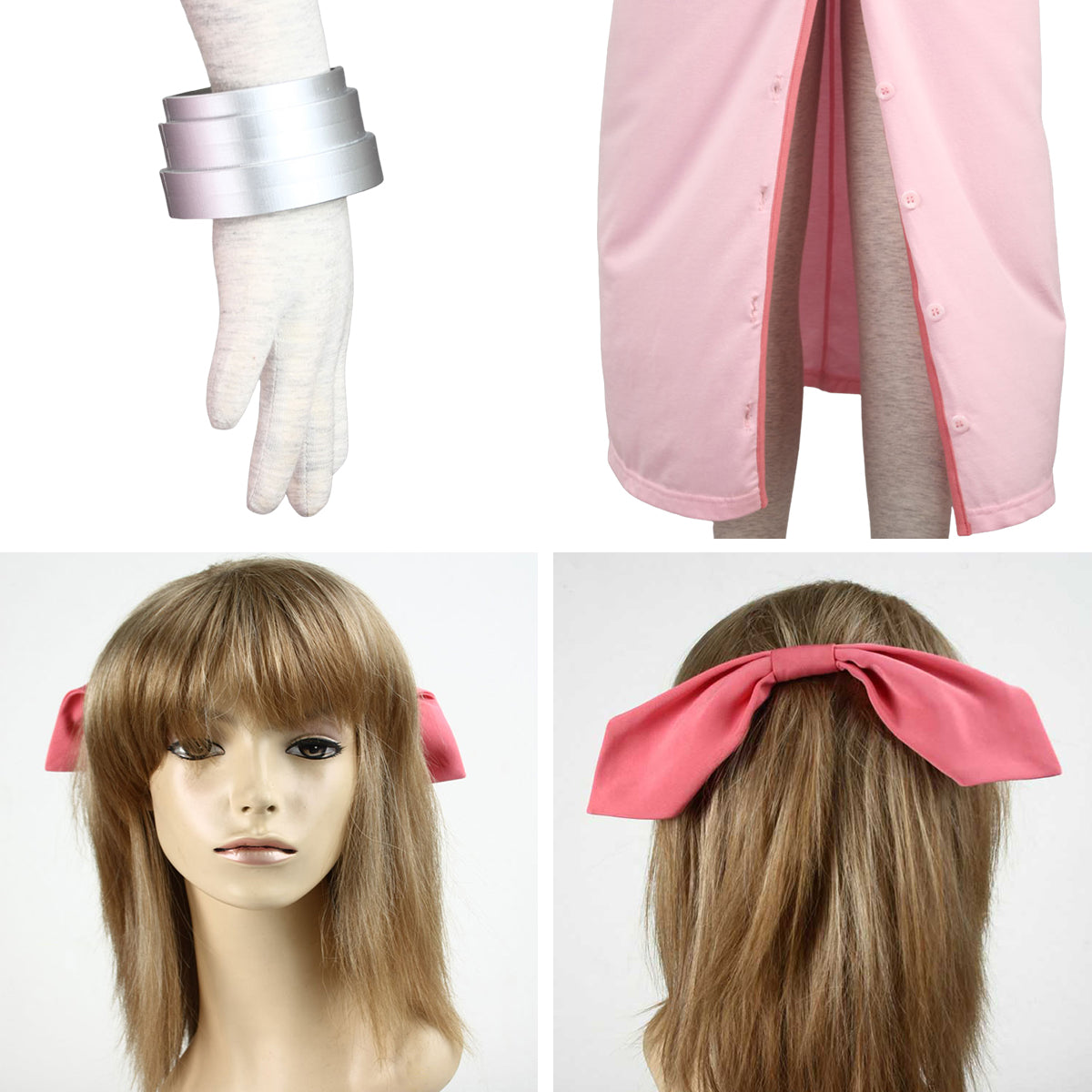 Final Fantasy VII FF7 Aerith Gainsborough Aeris Cosplay Costume