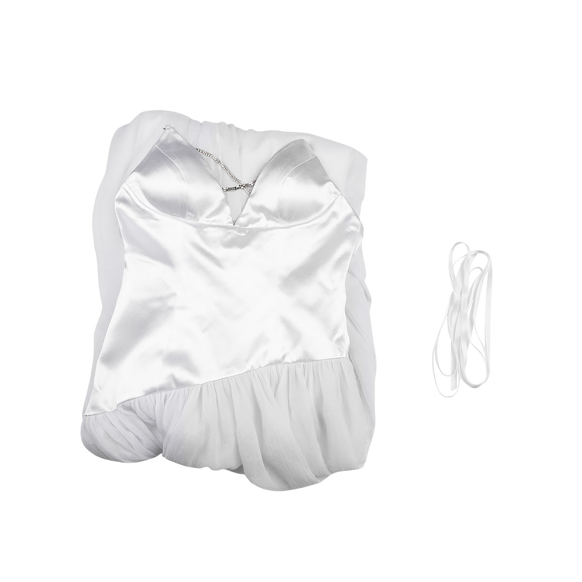 Joker: Folie à Deux Harley Quinn White Dress Cosplay Costume