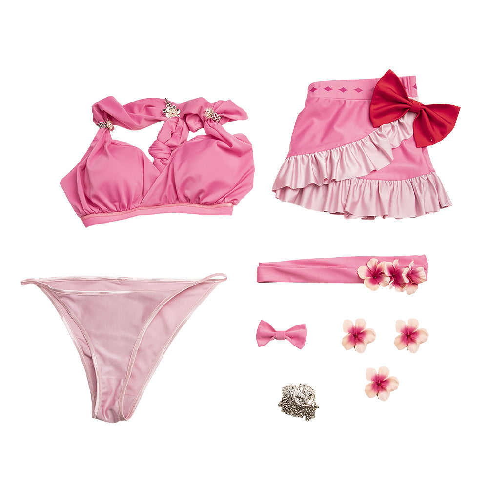 Final Fantasy VII Rebirth FF7 Aerith Gainsborough Swimsuit Cosplay Costume