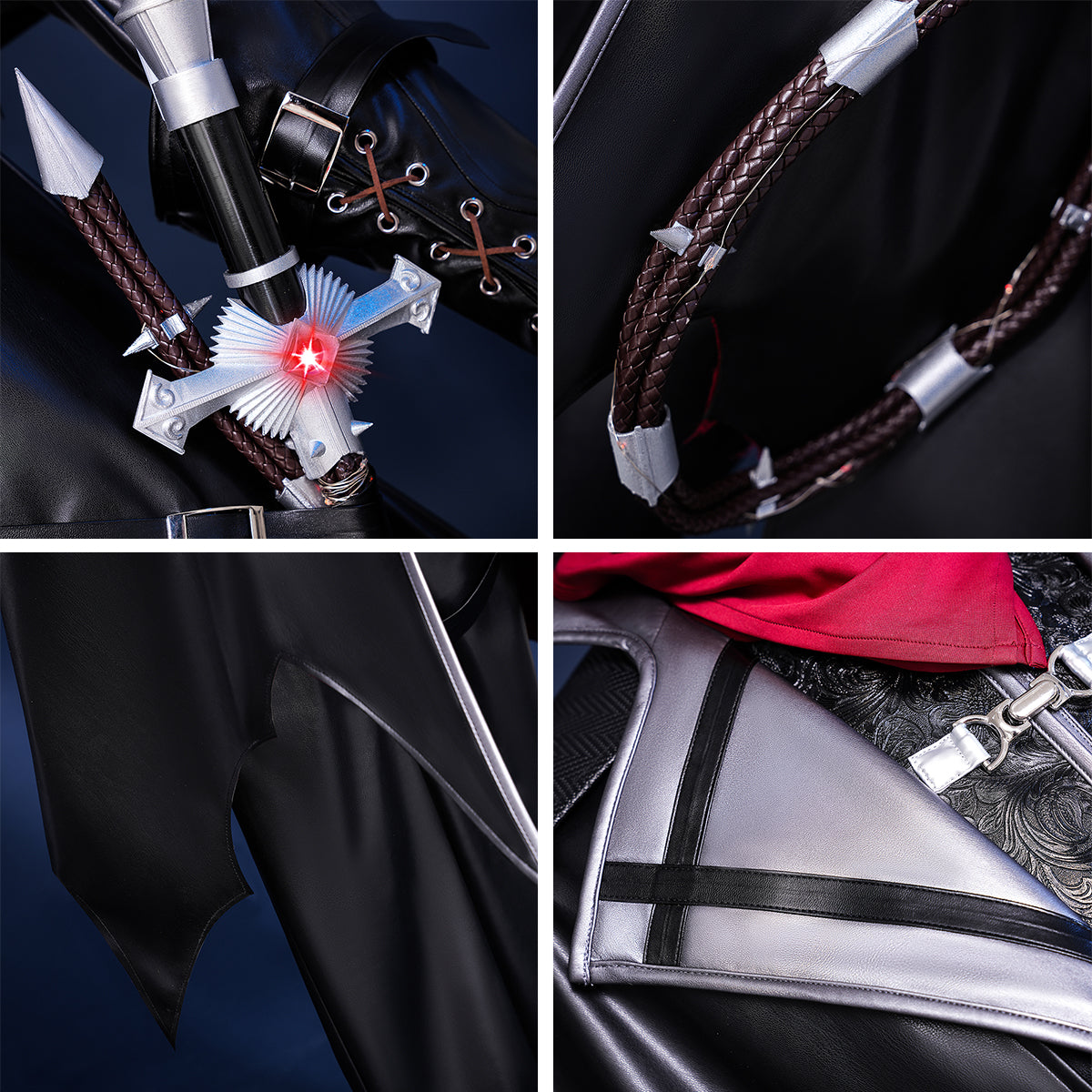 Ace Attorney Gyakuten Saiban Miles Edgeworth Cosplay Costume