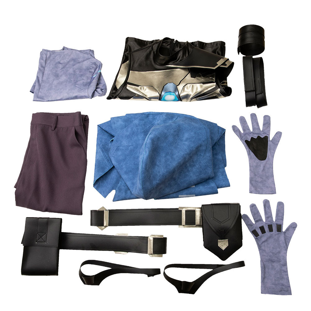 Valorant Jett costume cosplay di Halloween