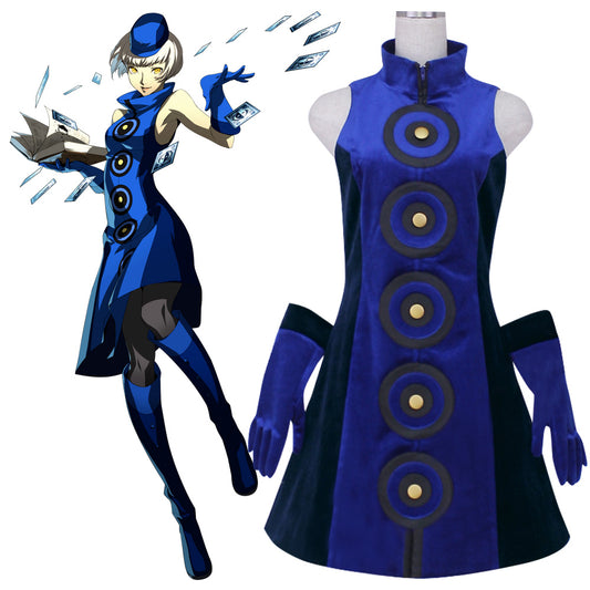 Persona 3 Elizabeth Blue Cosplay Costume