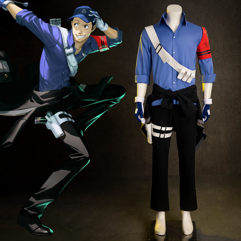 Persona 3 Reload P3R Junpei Iori Battle Version Cosplay Costume