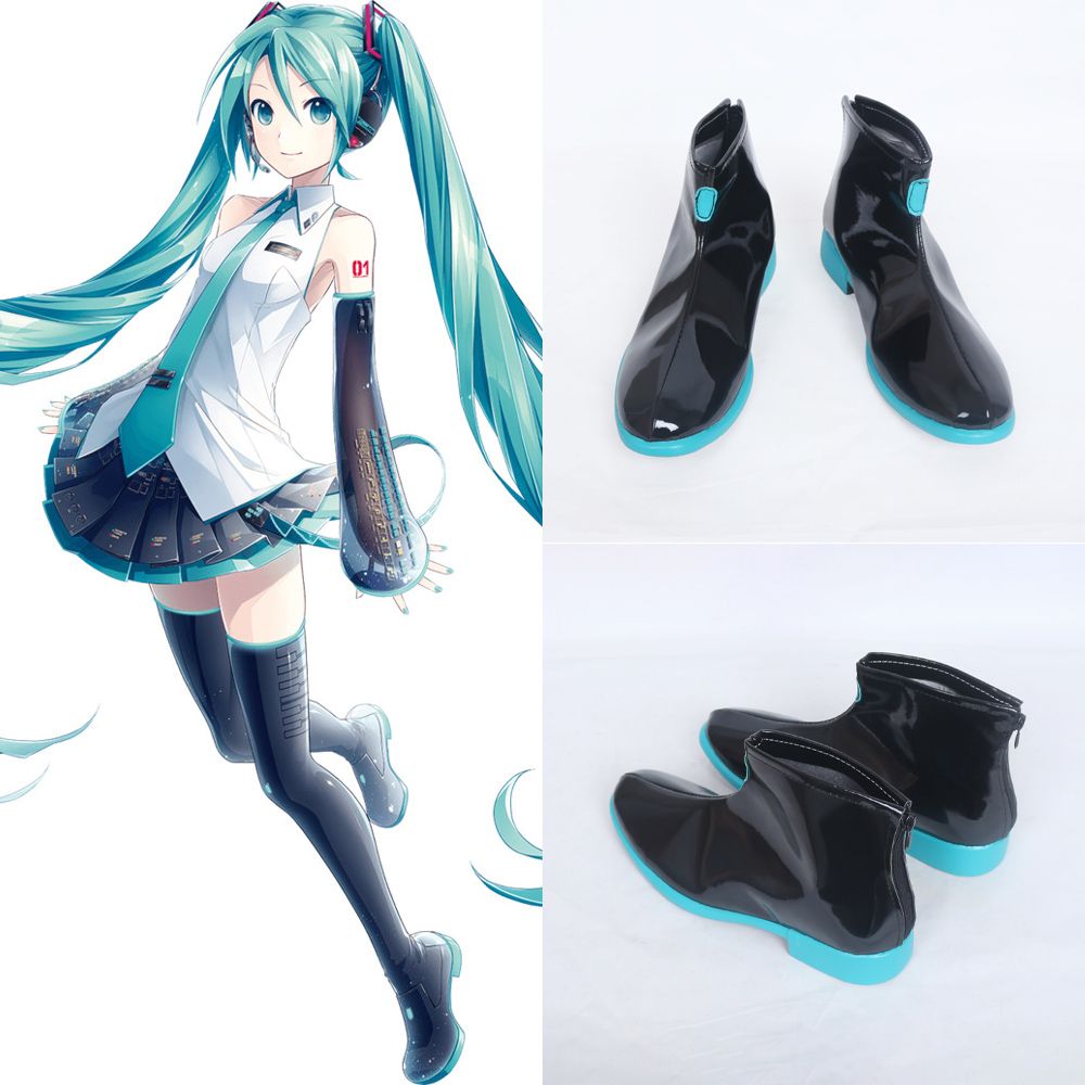Vocal Idol Black Cosplay Shoes - A Edition – Gcosplay