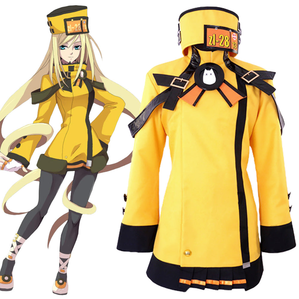 guilty gear millia Guilty Gear Millia Rage Yellow Cosplay Costume – Gcosplay