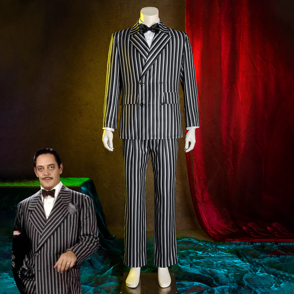 gomez addams dress Morticia and Gomez Couple Costume Idea