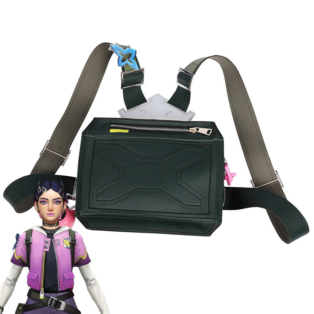 VALORANT オリジナル 3連レザーバッグ Valorant Clove Only Bag Cosplay Accessory Prop – Gcosplay