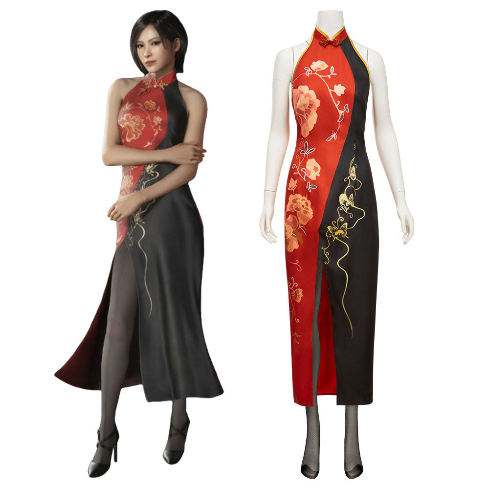 Resident Evil 4 Remake Ada Wong Cosplay Costume Tops Halloween