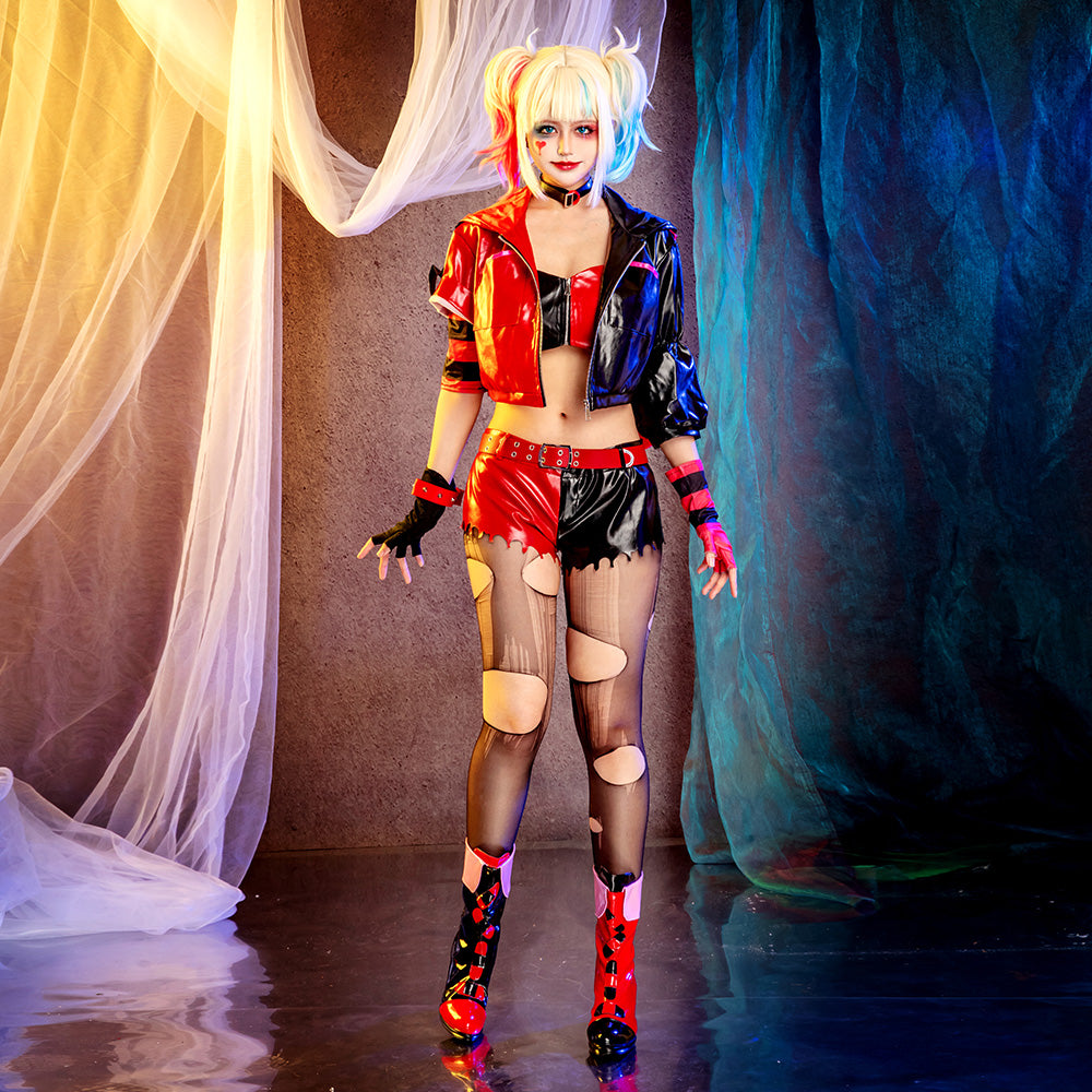 DC Suicide Squad Isekai Harley Quinn Cosplay Costume Female / S