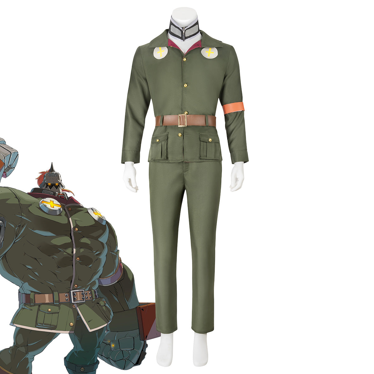 military cosplay gear Guilty Gear STRIVE Potemkin Cosplay Costume – Gcosplay