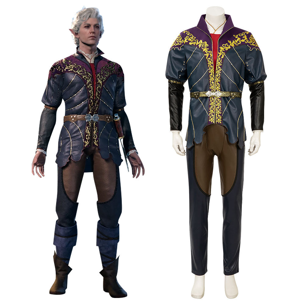 astarion gear bg3 Baldur's Gate III BG3 Astarion Cosplay Costume – Gcosplay