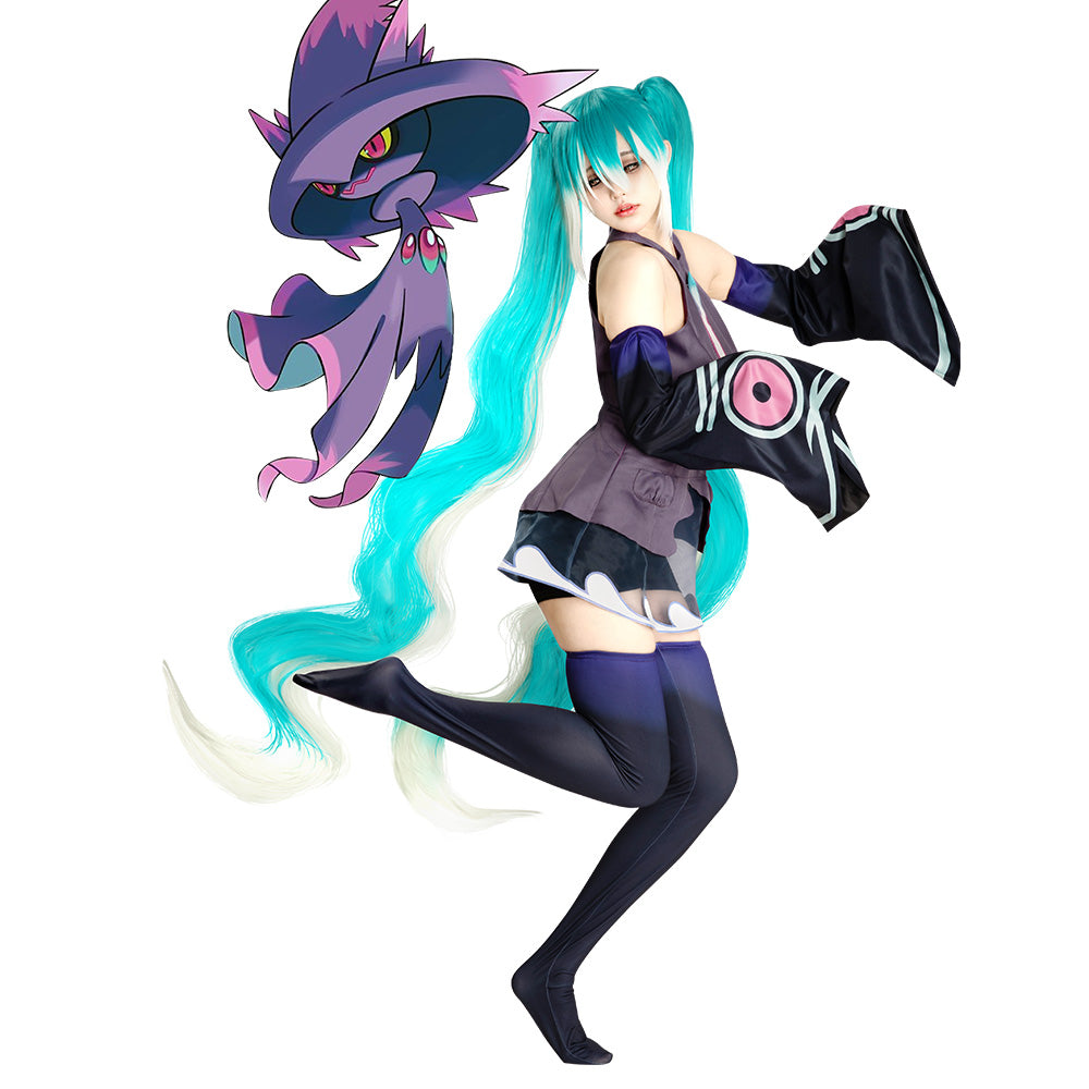PM feat. Vocal Idol Project VOLTAGE Moumaji Ghost Type Cosplay Costume Gcosplay PM feat. Vocal Idol Project VOLTAGE Moumaji Ghost Type Cosplay Costume Gcosplay