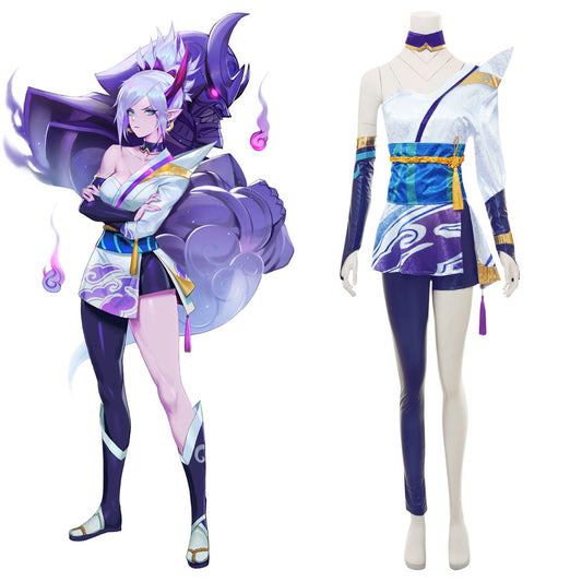 League of Legends LOL Spirit Blossom Riven Cosplay Costume