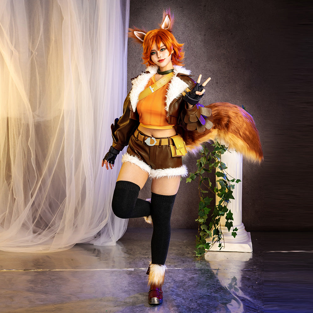 Mav Rivals Squirrel Girl Cosplay Costume Male / XXL
