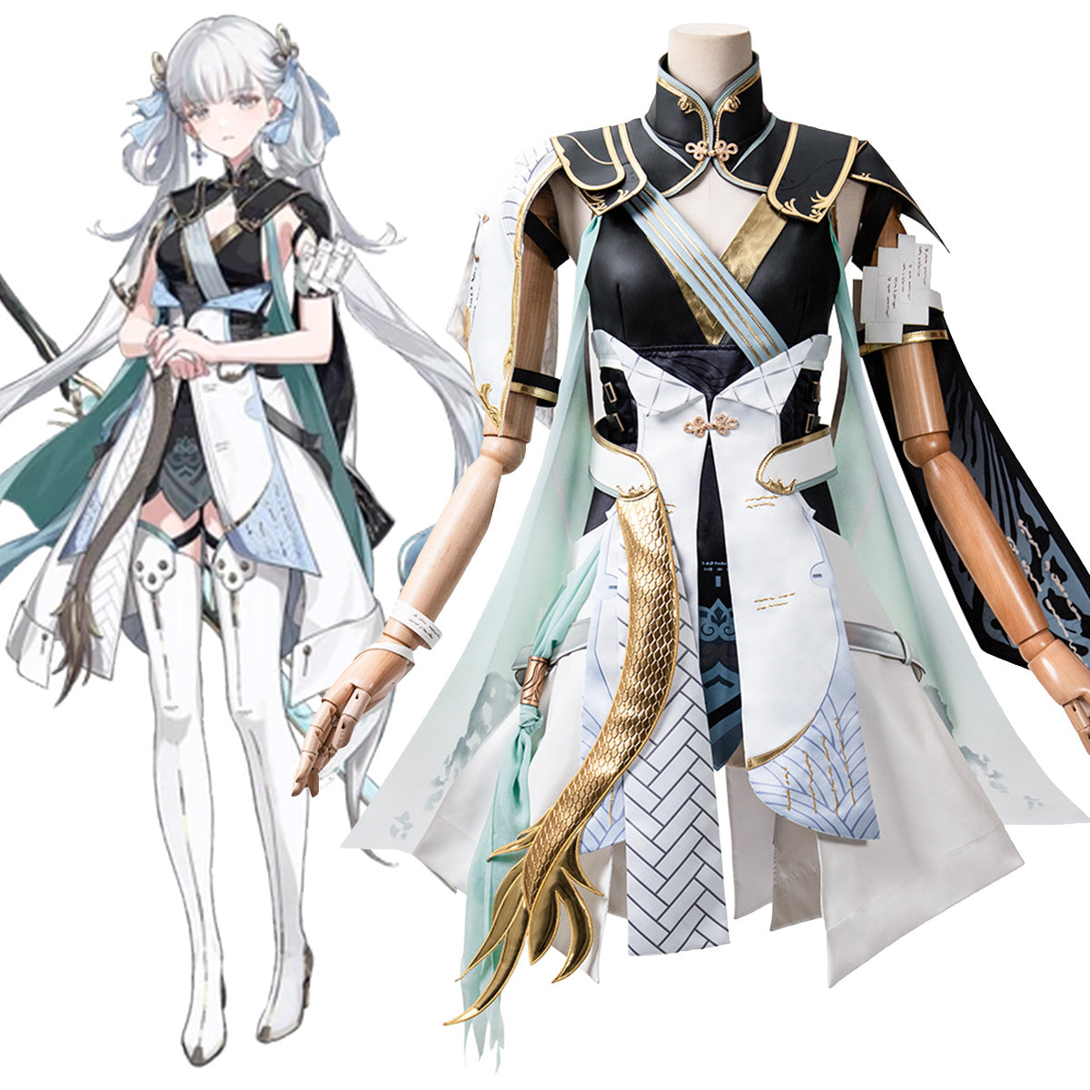 Game Wuthering Waves Jinhsi Cosplay Costume Dress