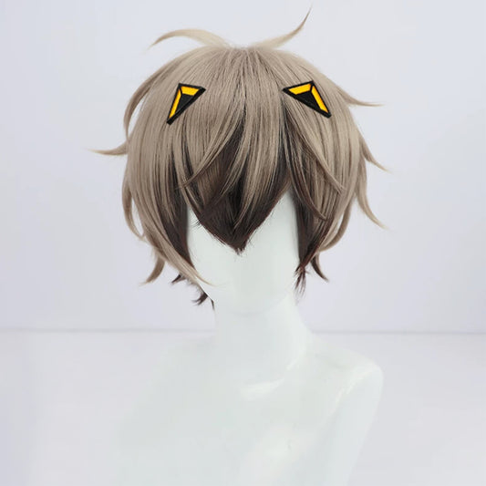Virtual YouTuber Noctyx Brown Cosplay Wig