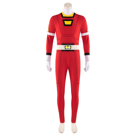 Power Rangers Turbo Red Turbo Ranger Tommy Oliver Cosplay Costume