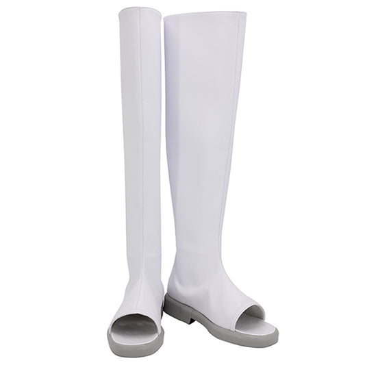 Akatsuki Deidara aus Naruto Halloween Weiße Schuhe Cosplay Stiefel