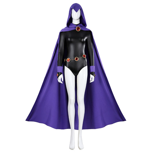 Halloween Raven Superheroine Cosplay Costume