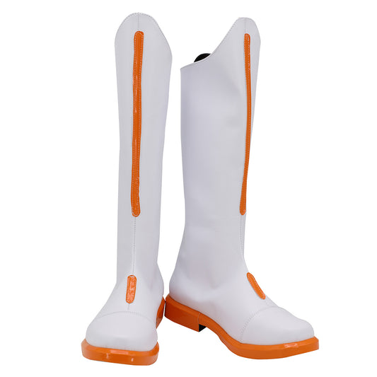Akatsuki Deidara aus Naruto Halloween Weiße Schuhe Cosplay Stiefel