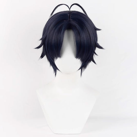 Zenless Zone Zero Asaba Harumasa Black Cosplay Wig