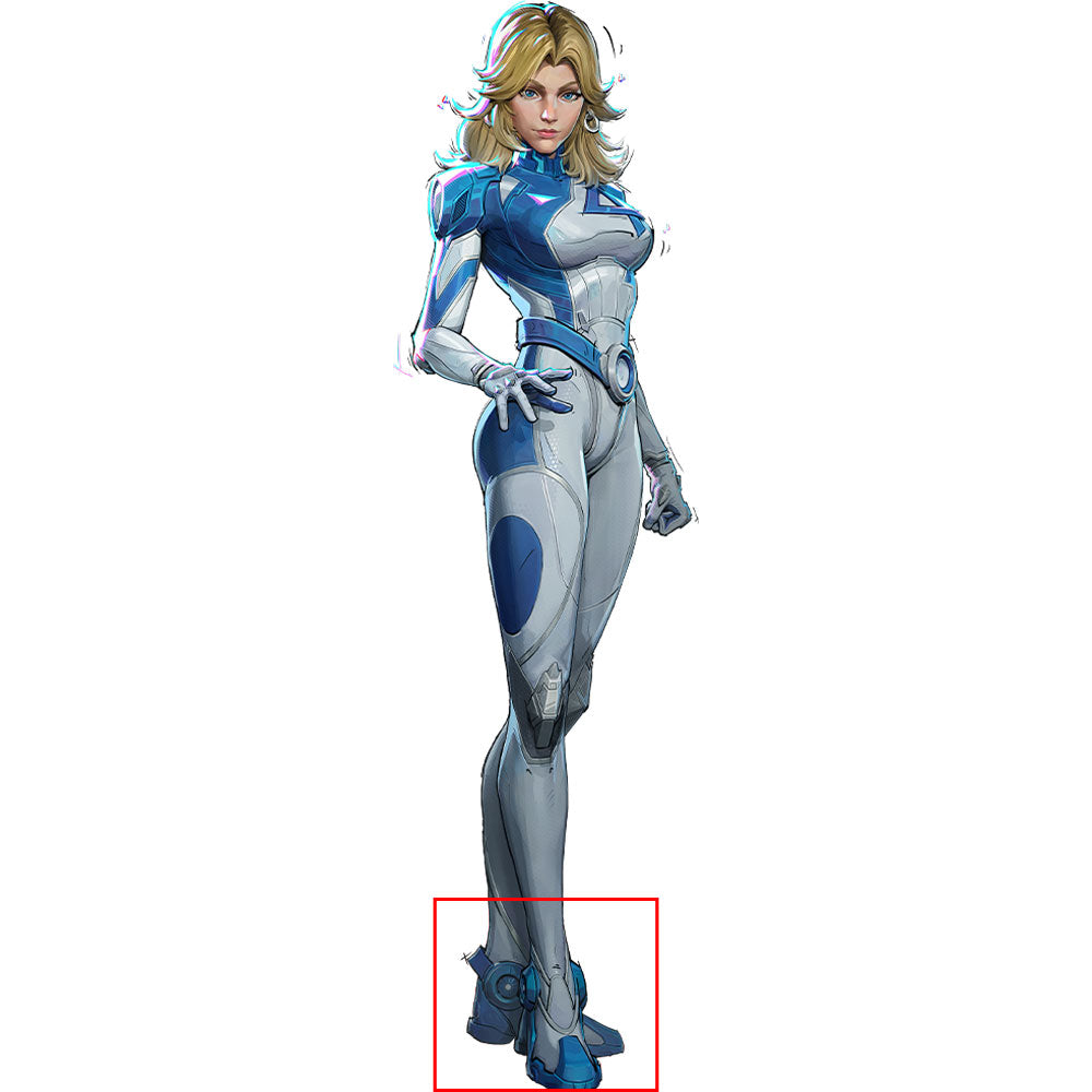 MAV Rivals Invisible Woman Cosplay Shoes