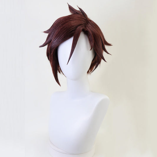 Dispatch Invisigal Brown Cosplay Wig