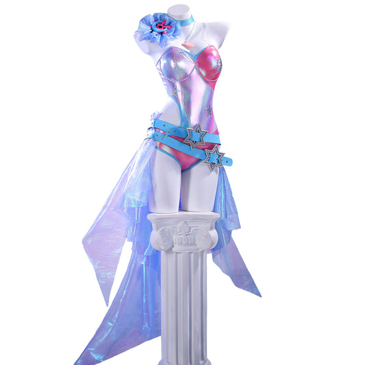 Marvel Rivals Luna Snow Disco Pop Cosplay Costume