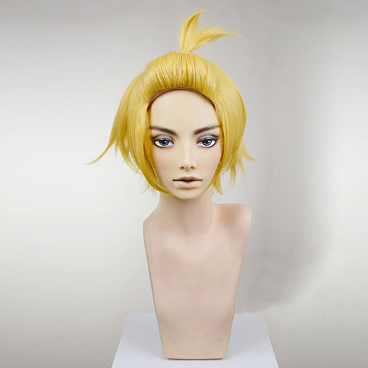 Fire Force Enen No Shouboutai Arthur Boyle Golden Cosplay Wig