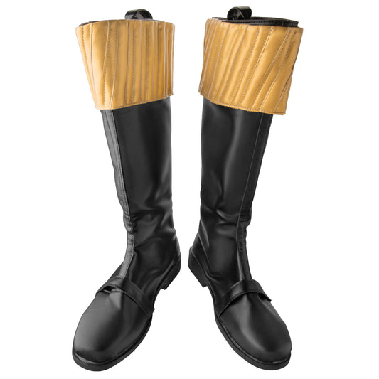 Power Rangers RPM Ranger Operator Series Black Black Shoes Cosplay Boots