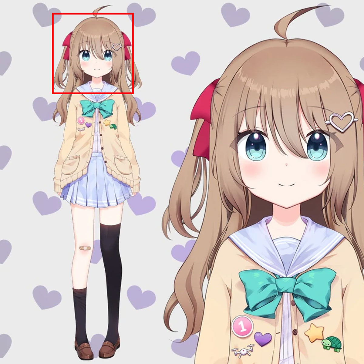 Virtual YouTuber Neuro-sama Brown Cosplay Wig