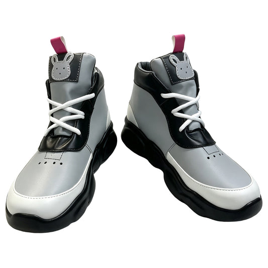 OVERWATCH 2 X LE SSERAFIM FEARLESS D.VA White Cosplay Shoes