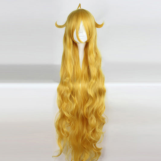 Fairy Tail Mavis Vermilion Golden Cosplay Wig