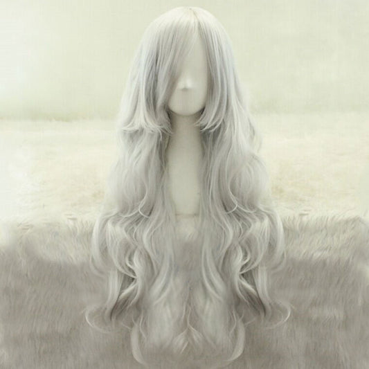 One Piece Charlotte Smoothie Silver Cosplay Wig