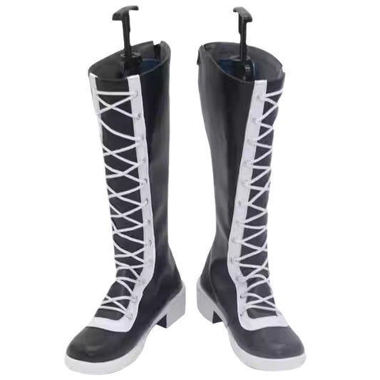 Tougen Anki Tsubakiri Momomiya Black Shoes Cosplay Boots