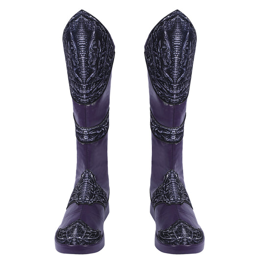 Masters of the Universe Skeletor Purple Shoes Cosplay Boots
